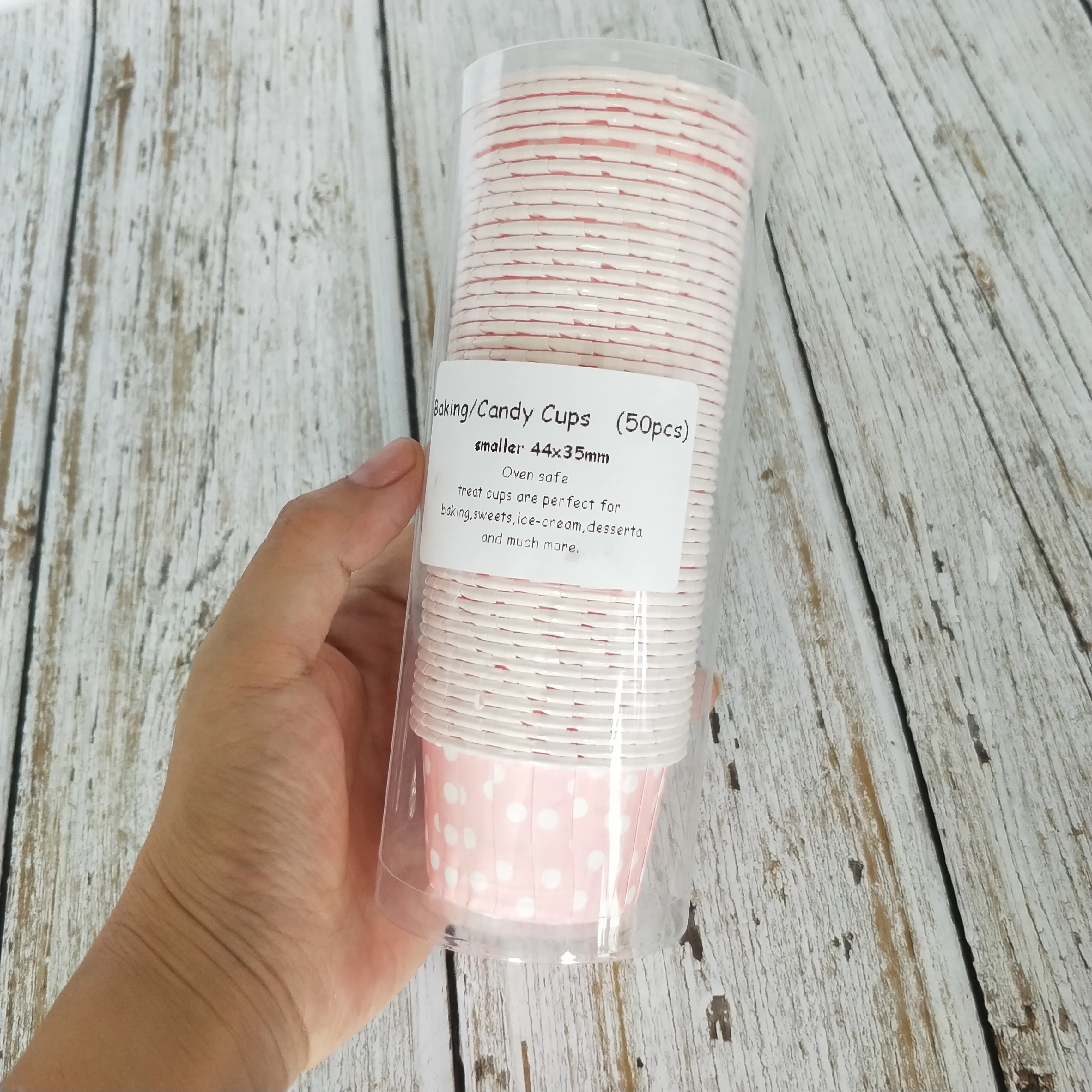 50 шт. бумажные стаканчики для кексов на белом фоне | Дом и сад