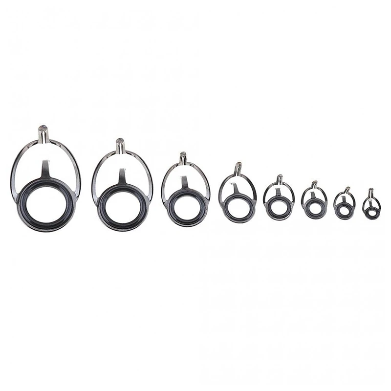 8 шт. удочка овальная глаза направляющие кольца набор для ремонта смешанные