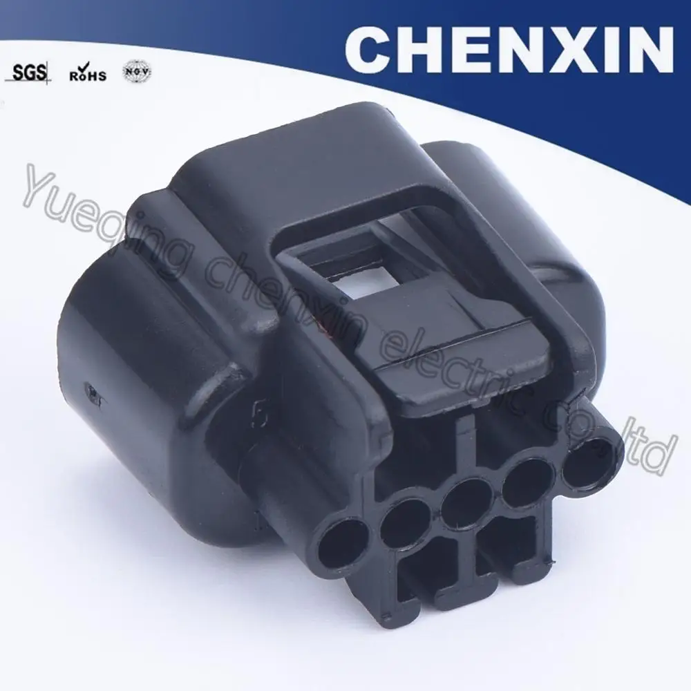 Черный 5-контактный Герметичный Женский фотоэлектрический соединитель кабеля 1 2