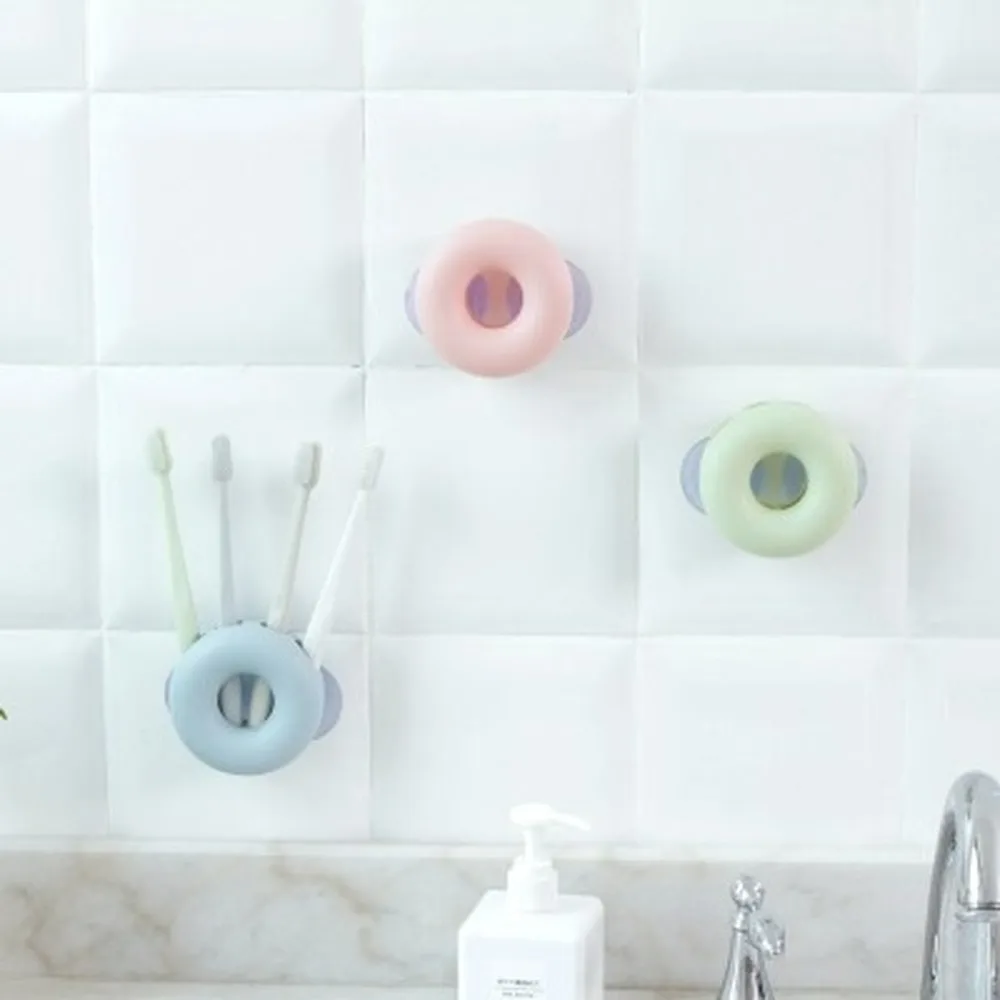 Стойка для хранения зубных щеток ванной комнаты настенный держатель крепкий