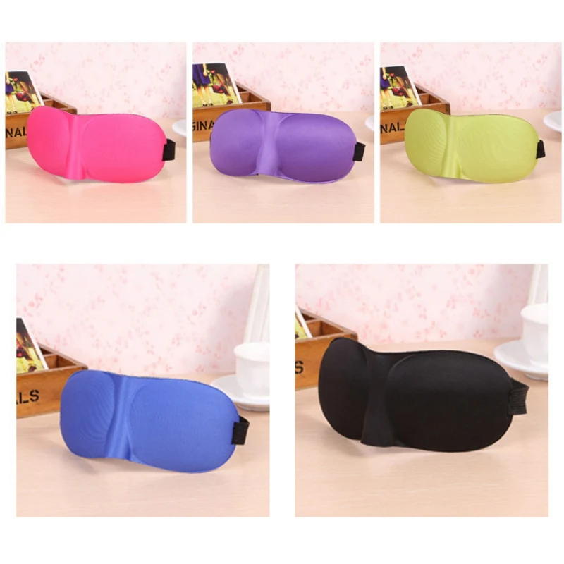 

3d eye mask Natural Sleeping Adjustable Portable Soft Eyepatch