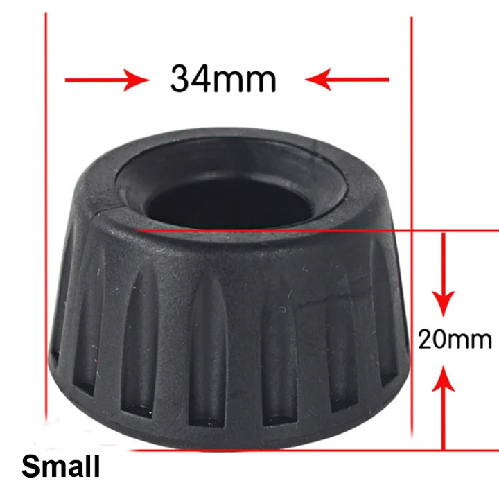 Small 1PC От 1/4 до 3/8 винтовая подставка для штатива камеры быстросъемная нескользящая резиновая подставка для ног сменная подставка для профессионального монопода - Цвет: Small 1PC