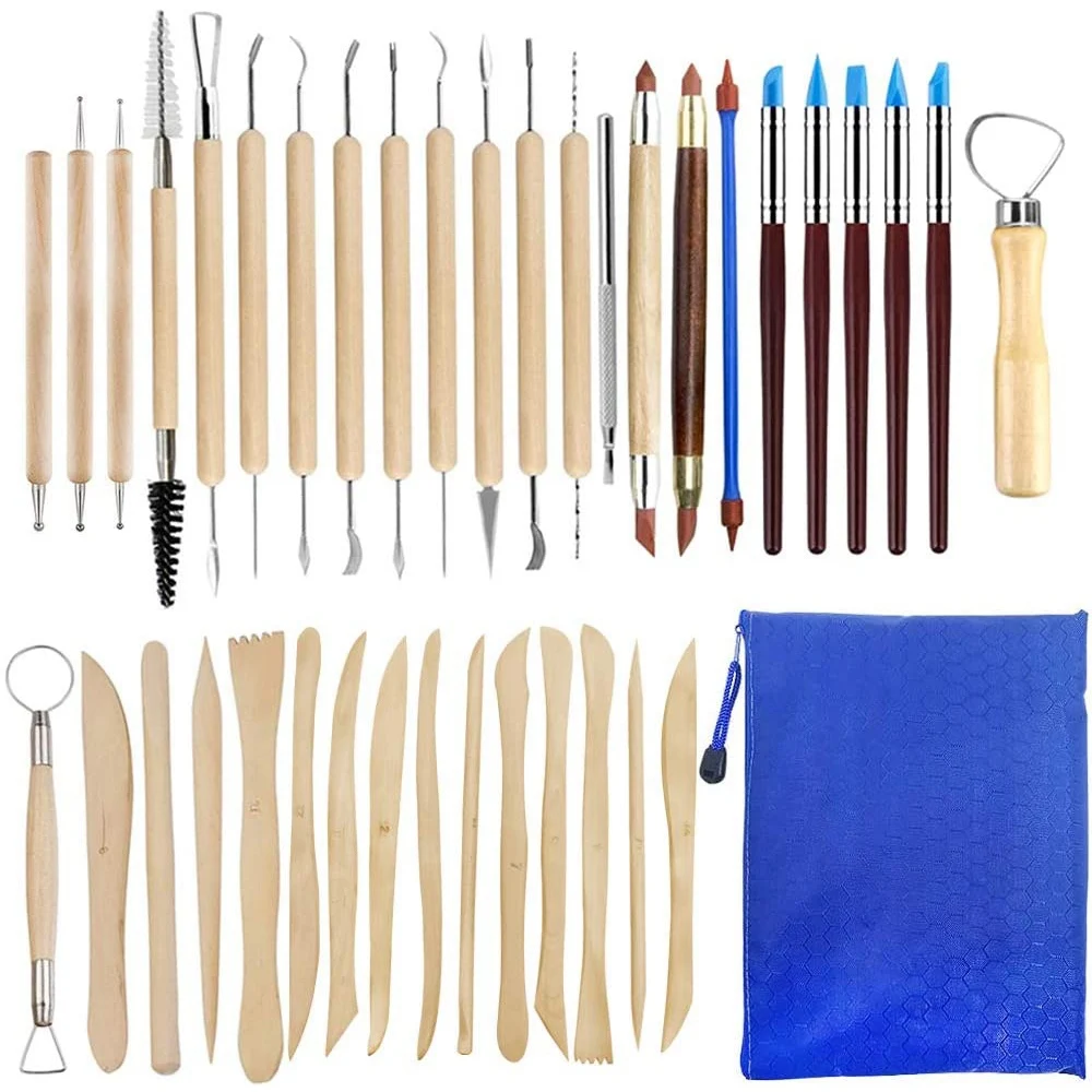 38 шт. Керамика инструменты полимерная глиняная скульптура Инструмент
