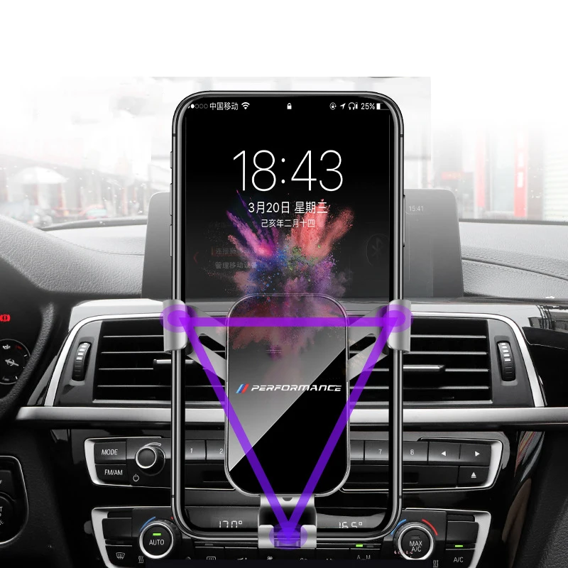 Автомобильный мобильный телефон-держатель для BMW M эмблема 5 серия G30 G31 2017 ~ 2019 520i