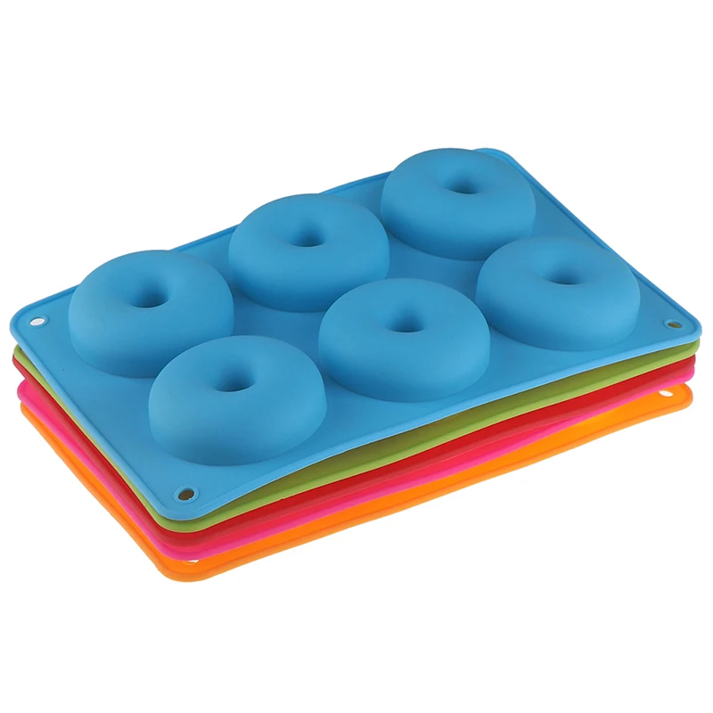 DIY Doughnut Cake Silicone Bakeware Moulds Donut Baking Pan Handmade Set and Decorating Tools | Дом и сад