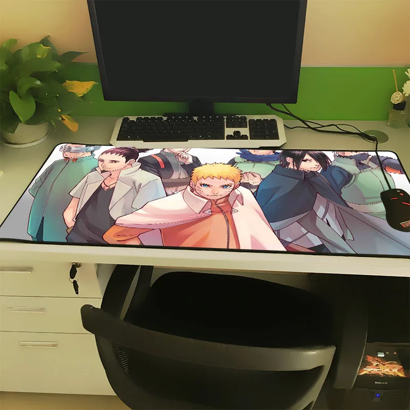 Коврик для мыши XGZ с мультяшным аниме большой размер черный замком партнёров