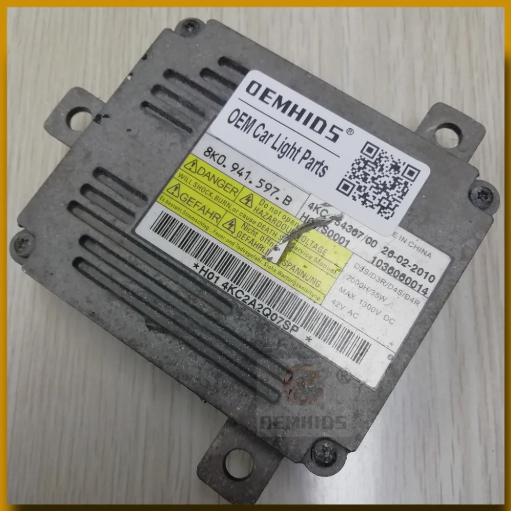 1 шт. OEMHIDS оригинальная б/у D3S D3R 4KC15436700 1036060014 для 2010-2013 A6 A4 A3 Q5 Q3 ксеноновый балласт 8K0941597B