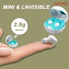 4 канала Перезаряжаемые мини слуховые аппараты аппарат в ухо невидимый слуховой аппарат помощник регулируемый звуковой усилитель для пожилых людей