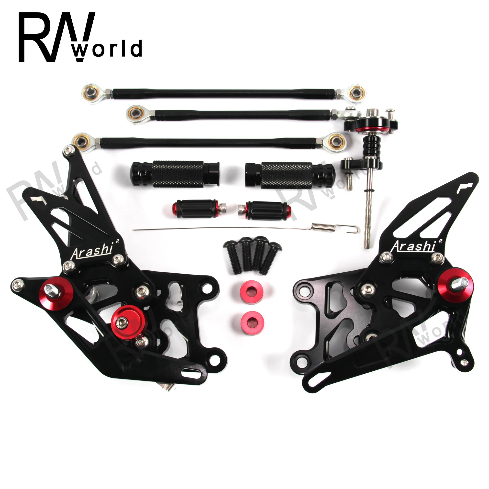 Мотоцикл с ЧПУ Регулируемые задние комплекты наборы подножки педали для HONDA CBR600RR