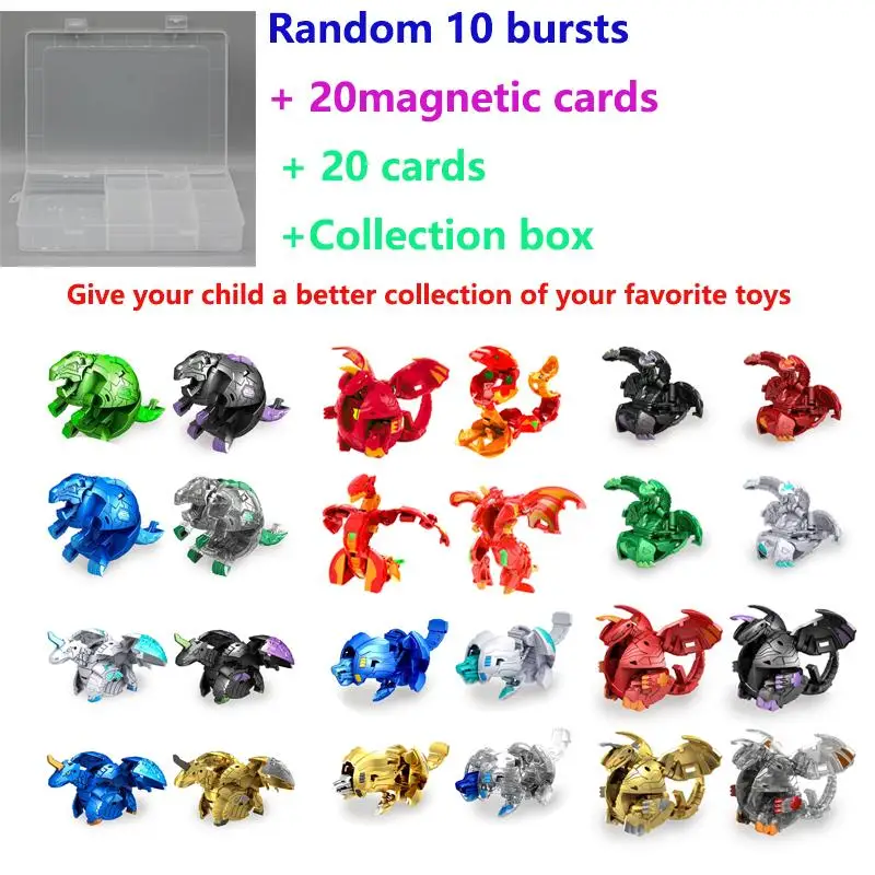 6/8/10/12 шт. пламя Единорог BAKUGANES трансформации Beyblade Fusion с монстром шар гироскоп