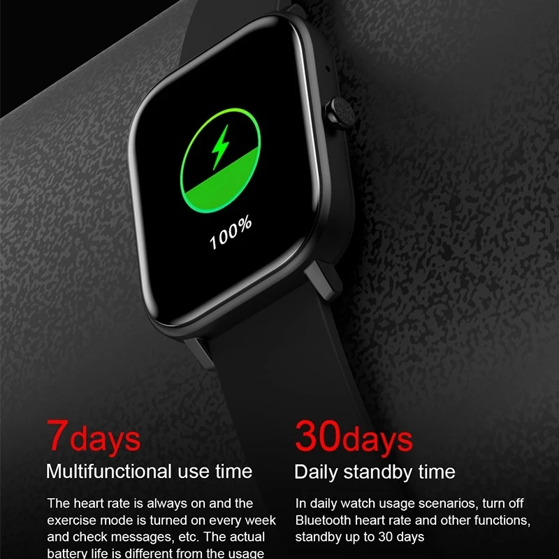 

LIGE Men Women Smartwatch Ladies Multifunctional Sports Heart Rate Blood Pressure Waterproof Smart Watch For Android IOS