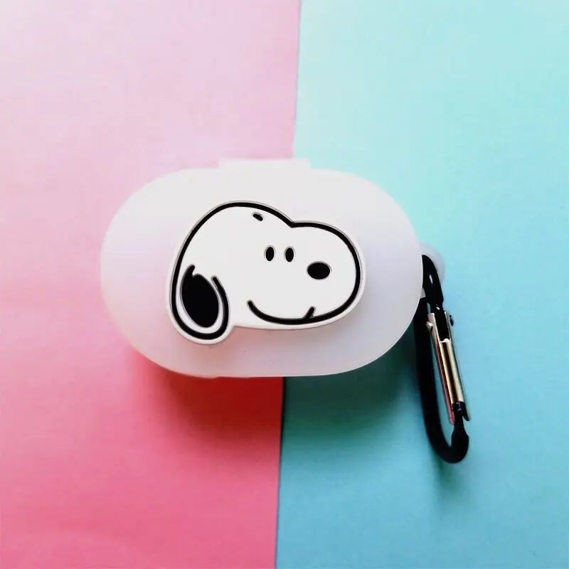 15 Мультяшный чехол для наушников с крючком для Xiaomi Redmi AirDots, новинка, чехол, беспроводной Bluetooth чехол для наушников, мягкий чехол из ТПУ - Цвет: 15