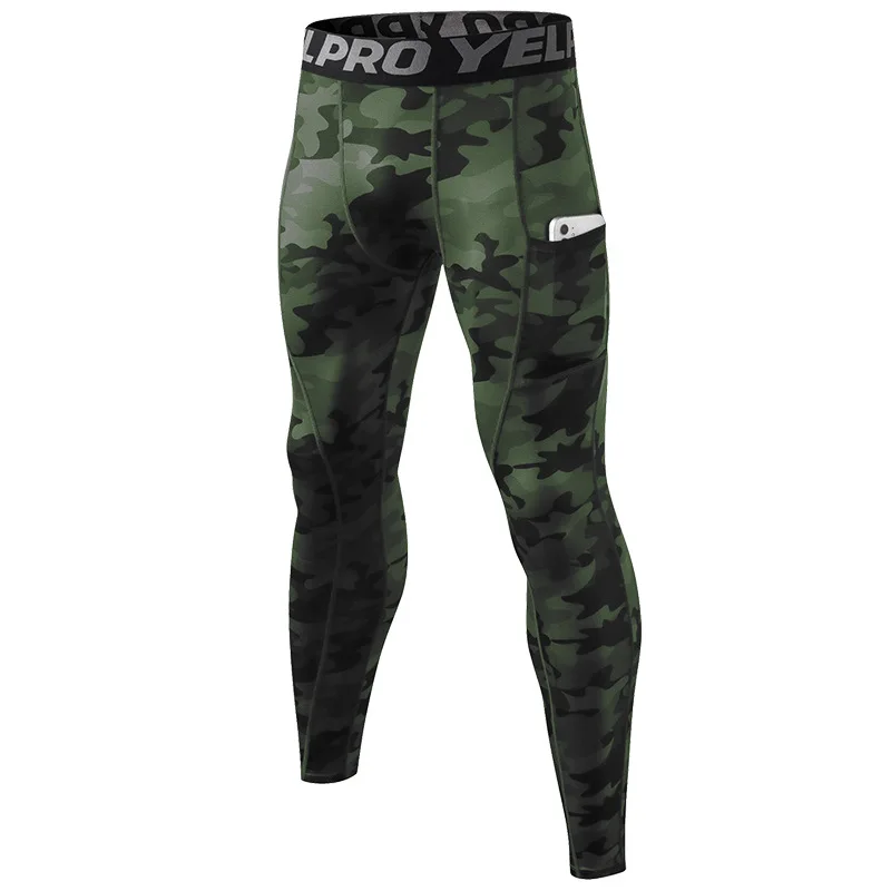 

Men's Compression Pants Male Tights Leggings For Running Gym Sport Fitness Quick Dry Fit Joggings Workout White Black Trousers