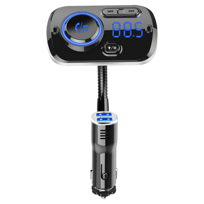 Car bluetooth car kit FM Transmitter modulator aux Usb handsfree Speakerphone QC3.0 Car Charger bluetooth 5.0 for Android/IOS
