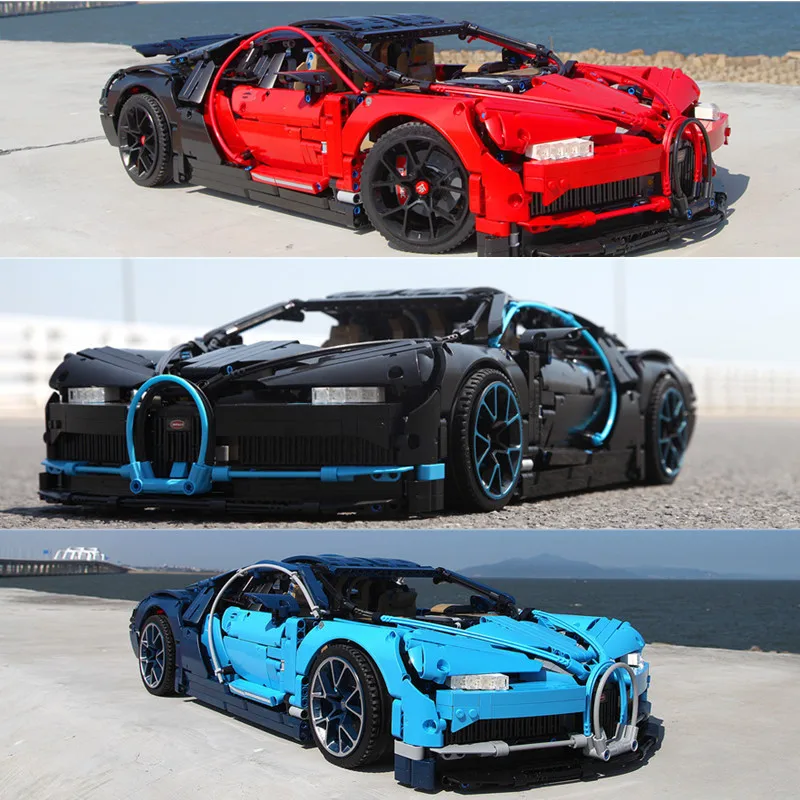 Technic Супер гоночный чугун спортивный автомобиль 20086 Модель Кирпичи DIY