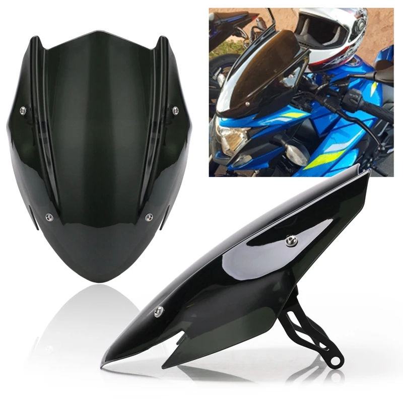 Для Suzuki GSX-S750 GSXS750 GSXS 750 2017-2019 ветровой экран лобовое стекло с кронштейном