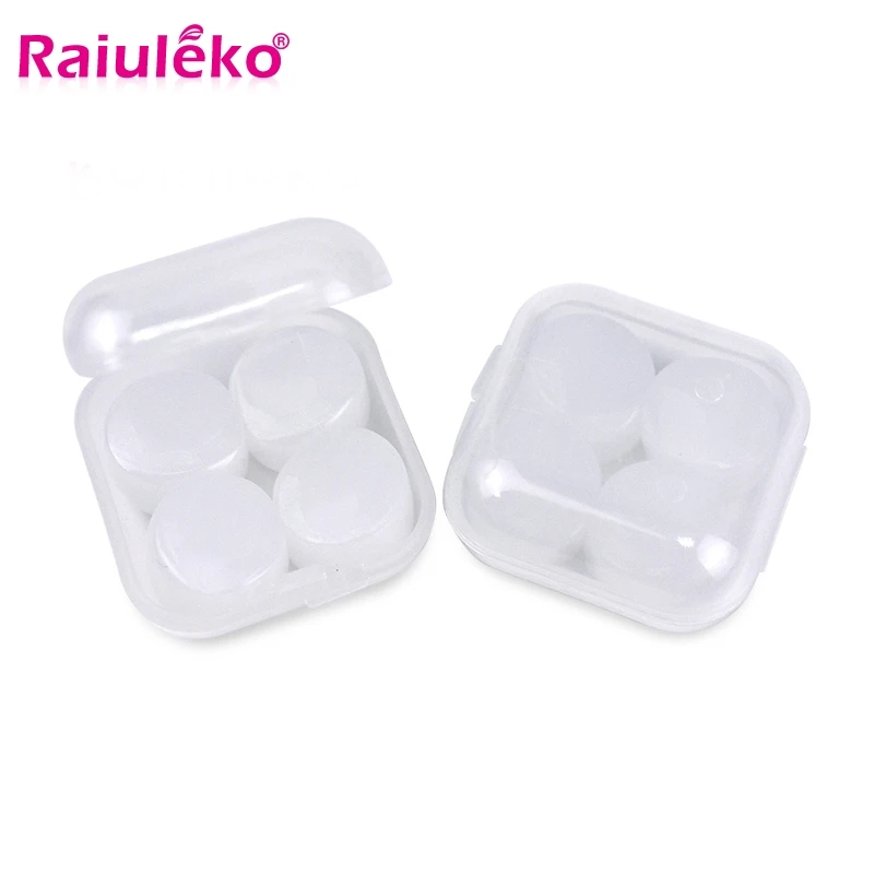 8 шт. в партии = 2 коробка плавательные силиконовых затычек для ушей анти Шум