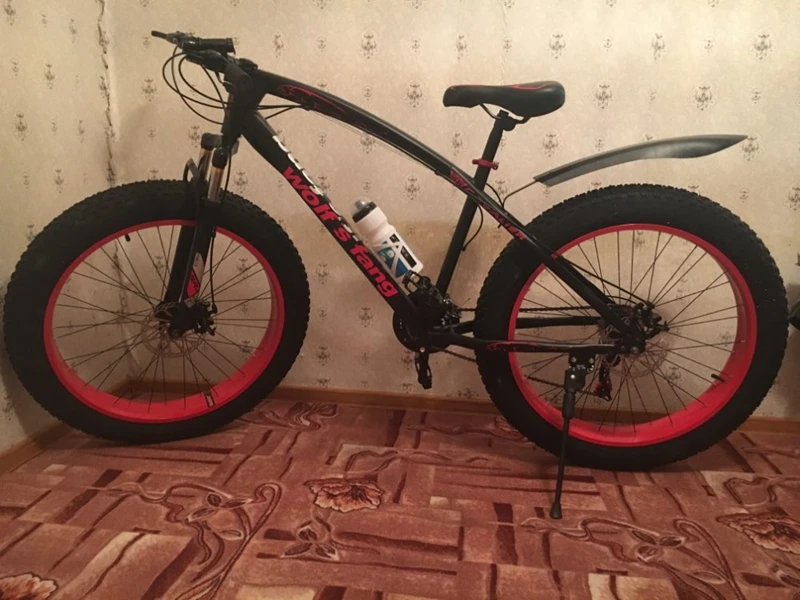 Велосипедный велосипед wolf's fang, Аксессуары для велосипеда, fat bike, переднее и заднее крыло, 26 дюймов, крыло для снежного велосипеда, широкая шина, велосипедные крылья