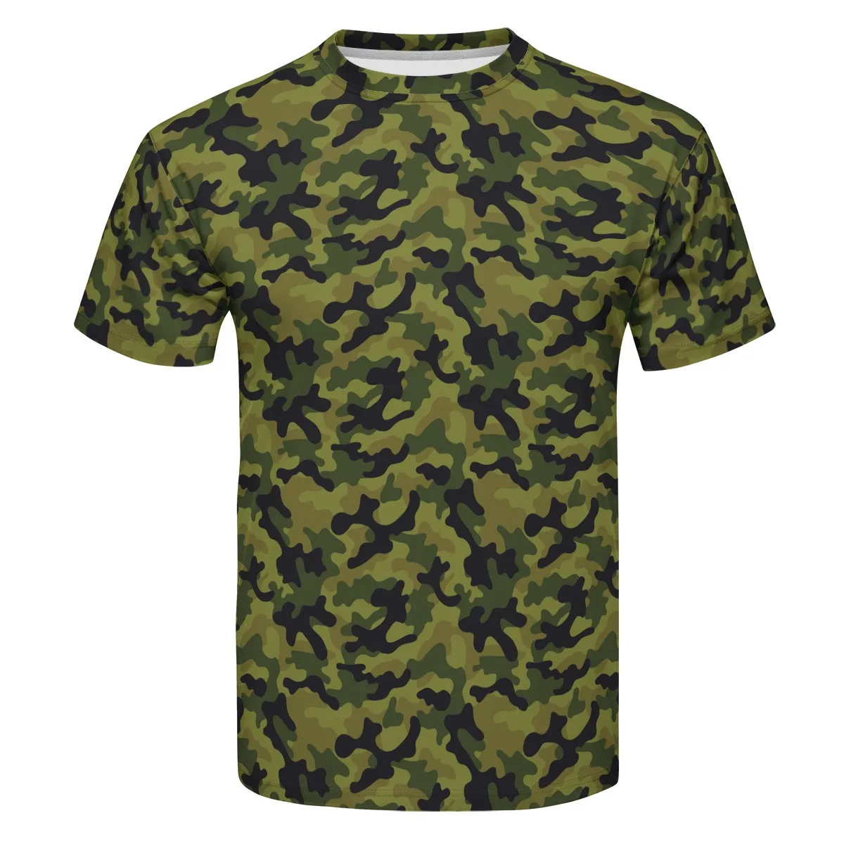 

New Arrive Fashion Custom Design Camouflage Camo 3D Print New Men's All Over Print T-shirt Customer Drop Shipping Wholesalers