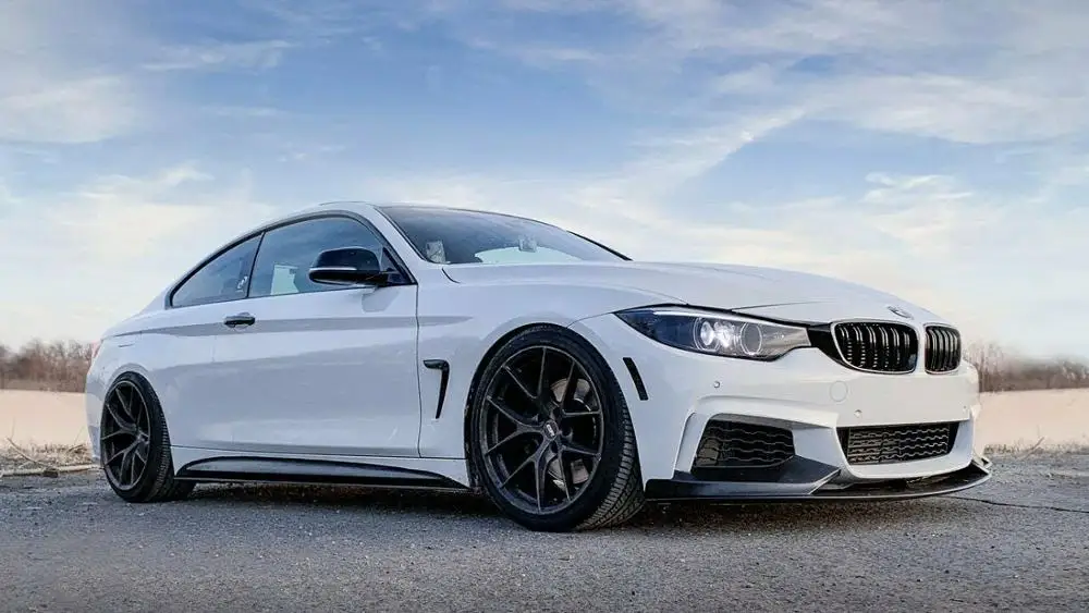 Прозрачные линзы переднего бампера боковые отражатели для BMW F32 F33 F36 4 серии 14