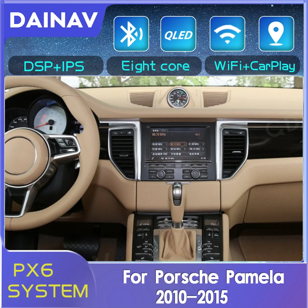 

CarPlay 2din Android 9.0 Tesla Vertical Screen Car Radio Audio Multimedia Player For Porsche Palamela 2010-2015 GPS Navigation
