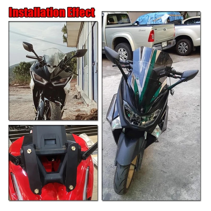 Мотоциклетные алюминиевые зеркала заднего вида адаптер с фиксированным