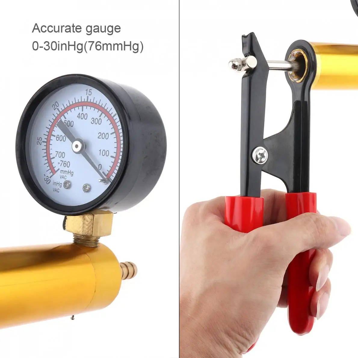 Ручной вакуумный насос для пистолета 2 в 1 переходник торможения резервуар