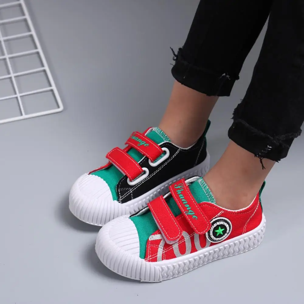 

Детские кроссовки для мальчиков и девочек, повседневная холщовая спортивная обувь, на осень, 2020