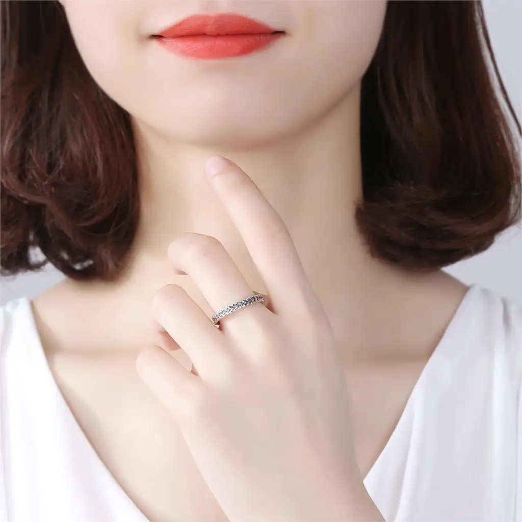 TONGZHE модные перьевые кольца штабелируемые Крылья ангела Любовь Обручальные для