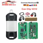 Лучшая цена, нормальный чип для Renault Can Clip V212 OBD2, автомобильный диагностический инструмент с многоязычной поддержкой 1998-2019