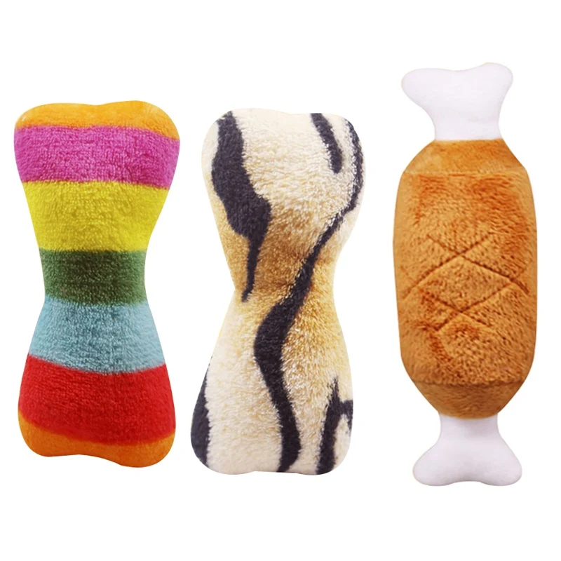 Игрушки Мультяшные собачки плюшевые жевательные милые игрушки для собак укусы