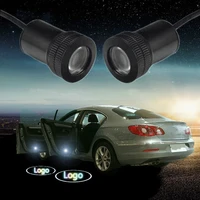 jurus 2pcs led car door lights logo laser projector lights ghost shadow welcome light for suzuki vitara swift jimny accessories