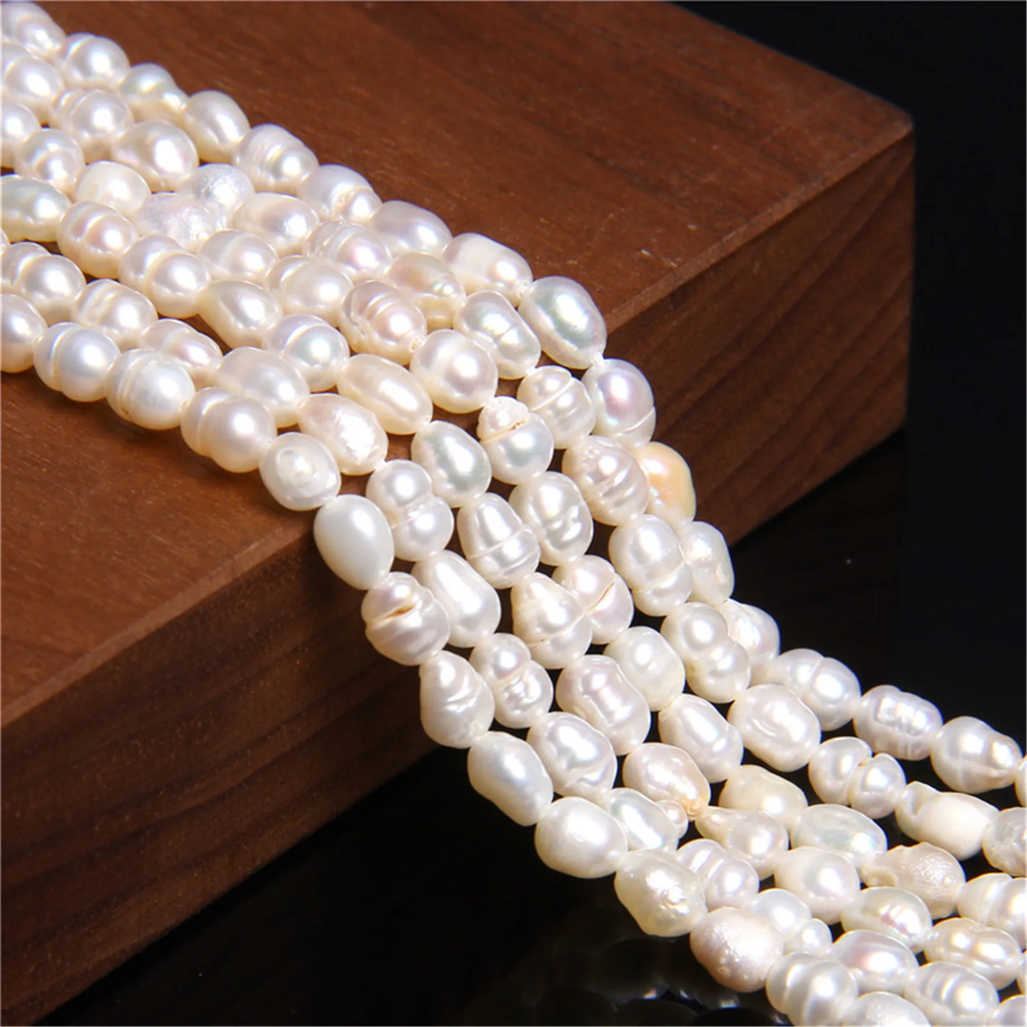 100% натуральный жемчуг 3 5 мм Пресноводный Жемчуг бусины в форме риса маленькие