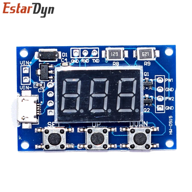 Микро-USB DC 2CH Регулируемая Φ рабочий цикл импульсная частота модуль цифровой