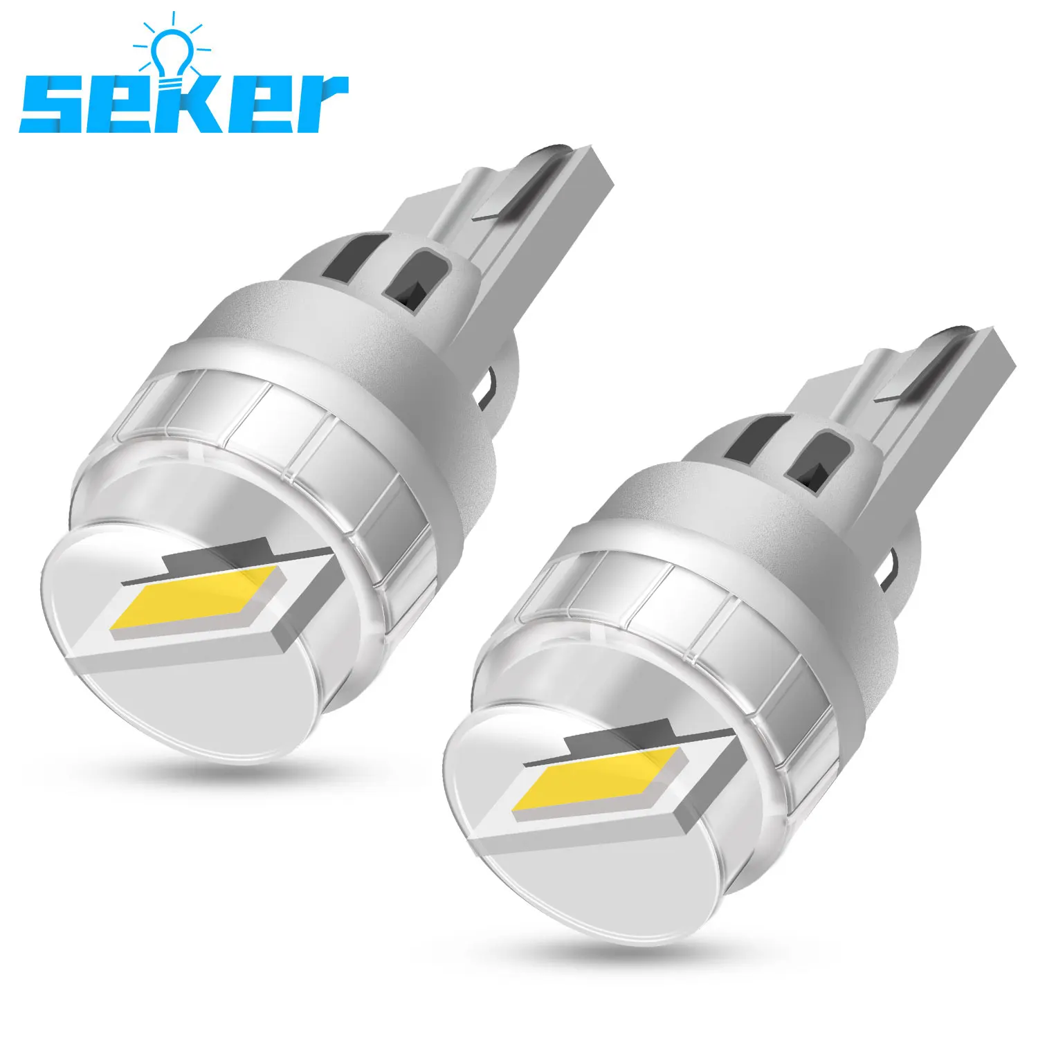 

Seker 2Pcs T10 W5W LED Car Parking Lights WY5W 168 501 2835 Auto Wedge Side Bulbs Interior Reading Dome Lamp New Super Bright