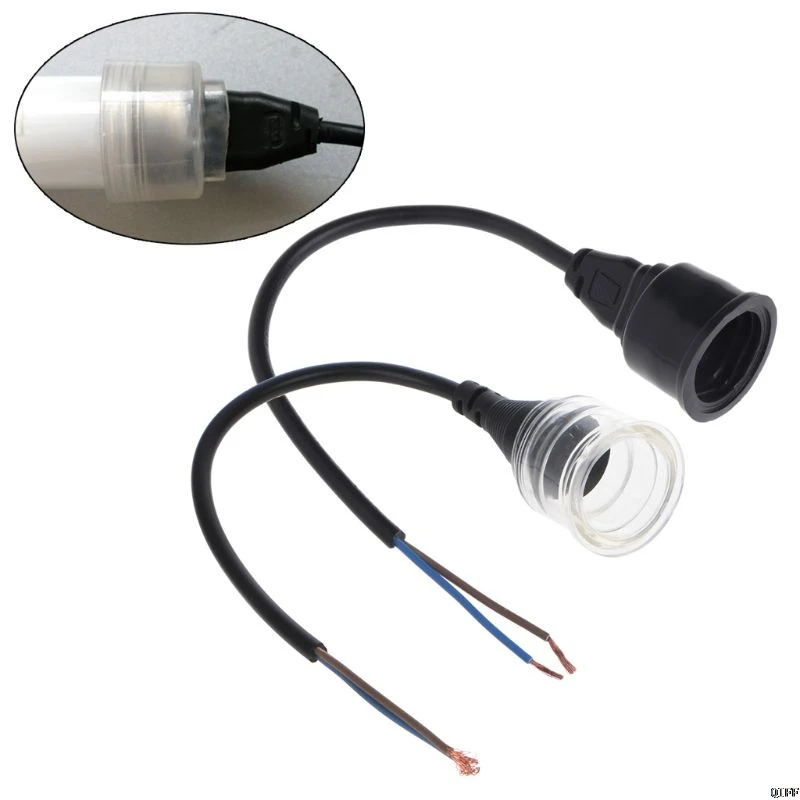 Aquarium Lamp Base Waterproof Soft Rubber Fish Tank Lighting Wire Holder For T8 | Дом и сад