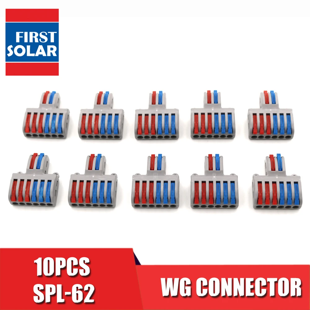 10 шт./лот Мини Быстрый разъем провода Универсальный проводка кабеля Разъем