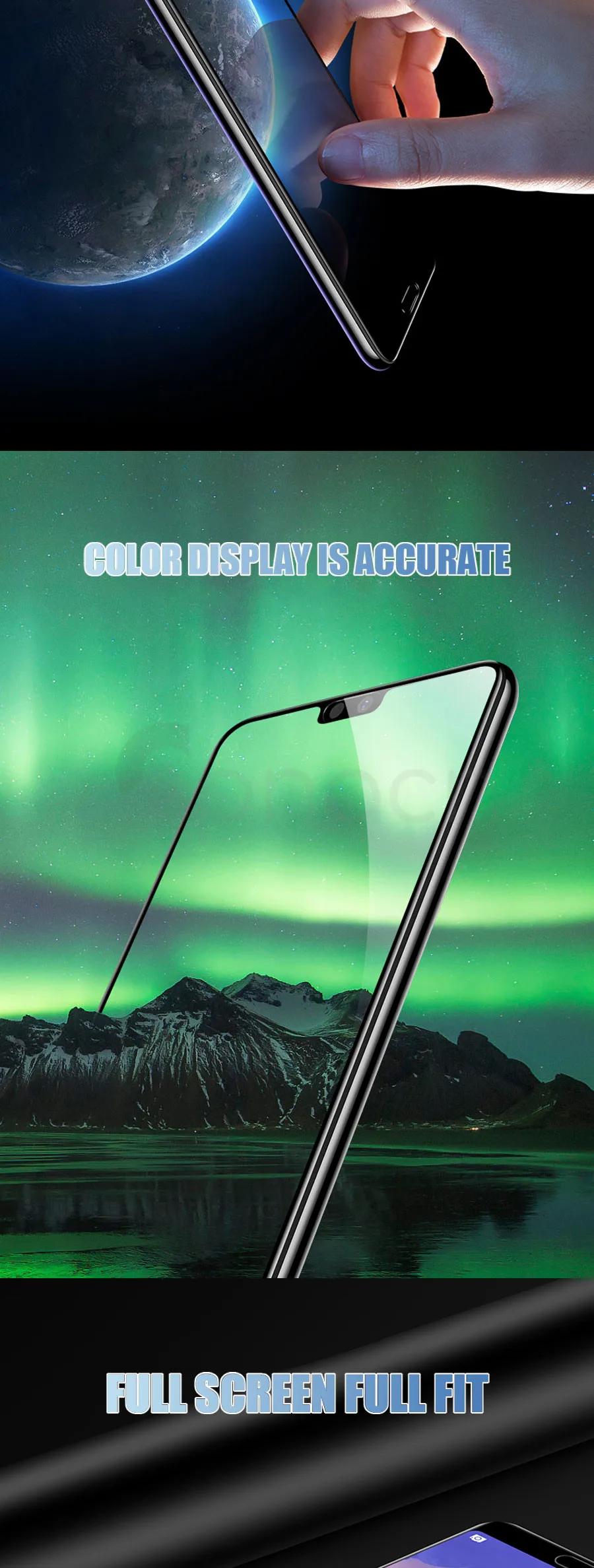 9D защитное стекло на huawei P20 Pro P10 P9 Lite Plus huawei P Smart защита экрана Закаленное стекло пленка чехол