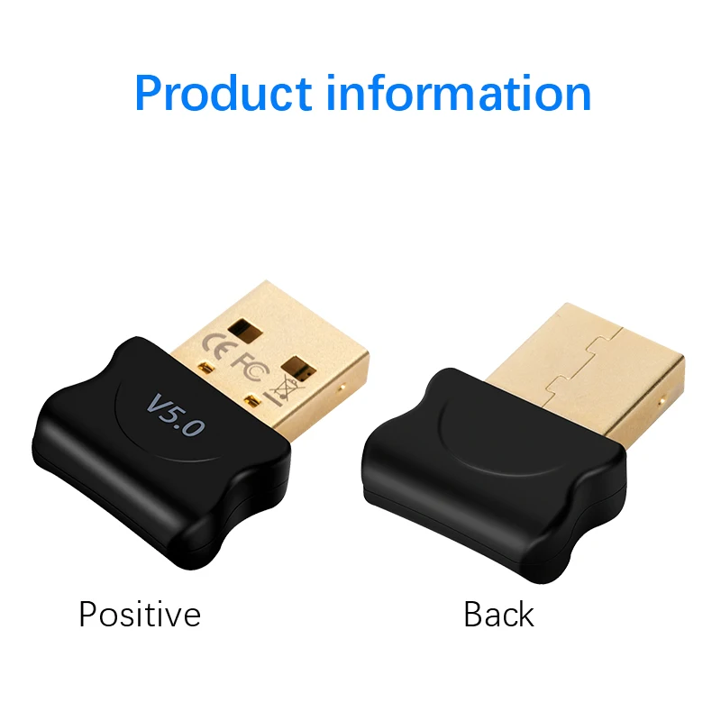 5 0 Bluetooth-совместимый адаптер USB-передатчик для ПК компьютера приемника ноутбука