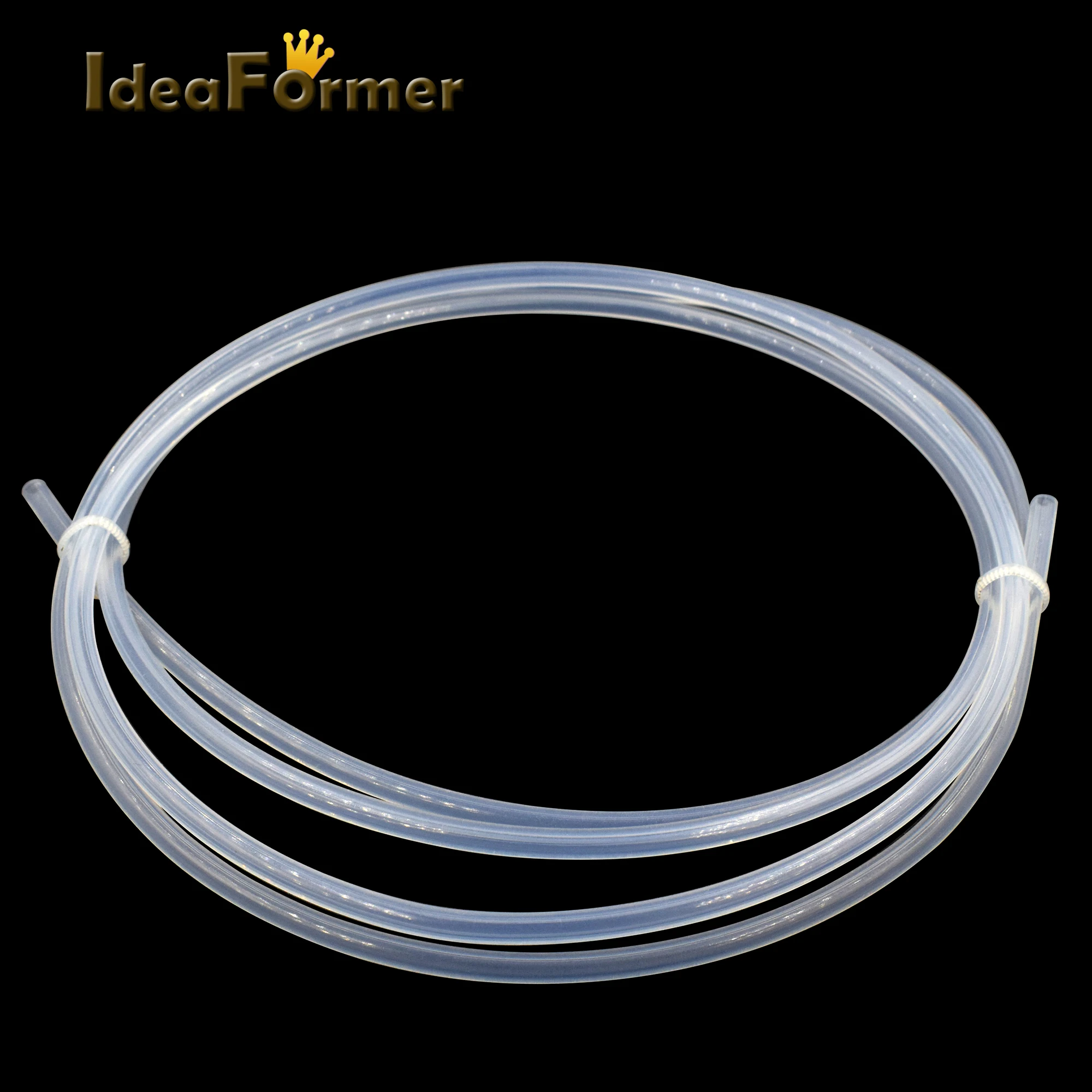 1 м 3D принтер 2*4 мм Прозрачный PFA PTFE трубка тефлоновая труба J head hotend RepRap Rostock Bowden