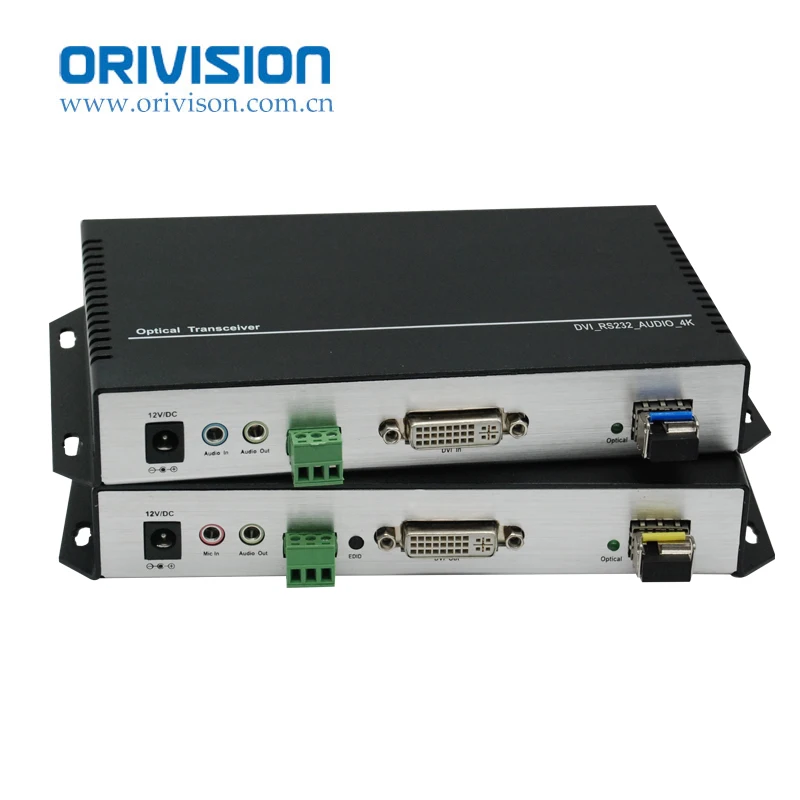 

ZY-OD501 4K 2K DVI волоконно-оптический удлинитель несжатый 10 км LC/RS232/Mic/EDID