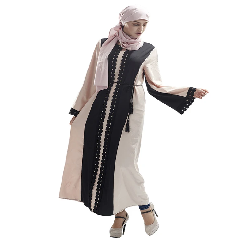 Новое мусульманское средневосточное арабское модное кружевное платье исламское