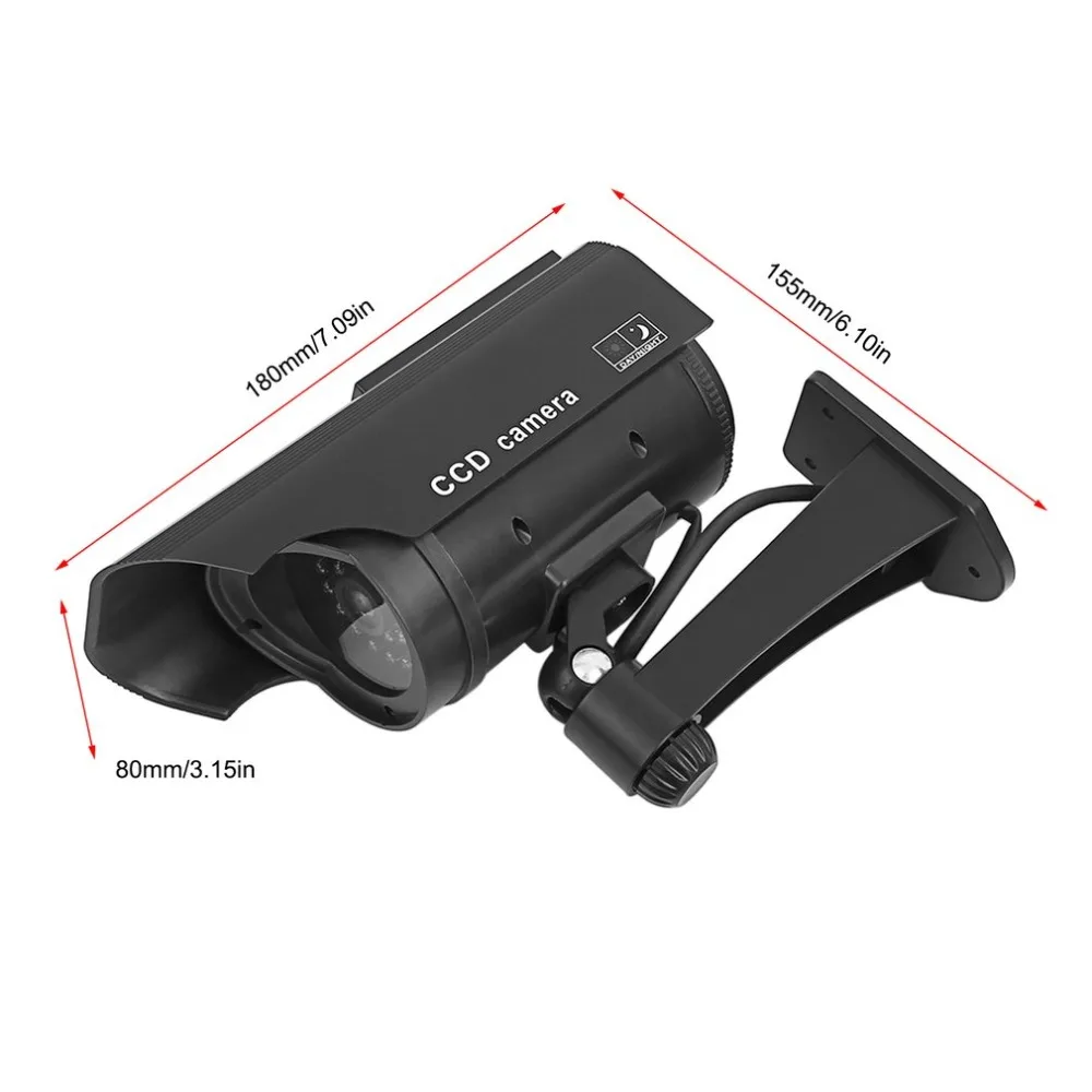 

Dummy Solar Camera Solar Power Imitation HD Simulation CCTV Camera Outdoor Monitor Waterproof Surveillance Camera Bullet Camera