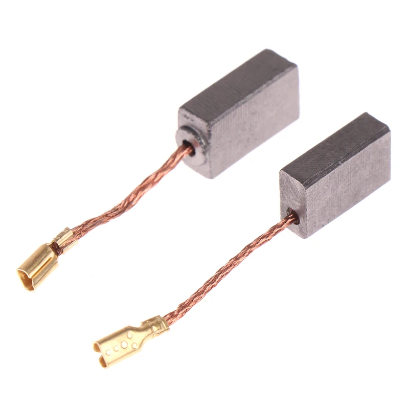 

2pcs 5x10x15mm/6.3x12x22mm Mini Drill Electric Grinder Replacement Parts Carbon Brushes