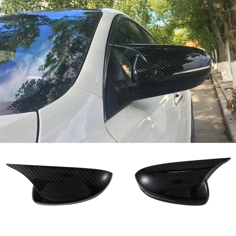 

Carbon Fiber Rear View Mirror Housing Ox Horn Cover-Side Mirror Cover for Kia Optima K5 2011-2015