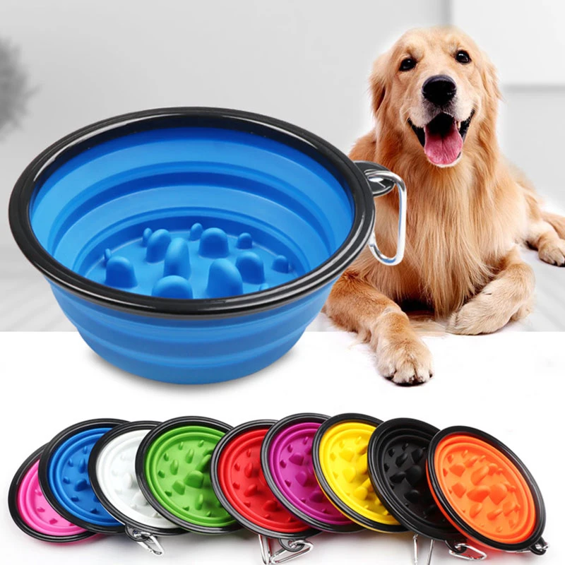 

Portable Feeding Animal Bowl Durability Useful Pet Supplies Solid Color Dog Bowl Multi-function Pet Feeder Convenient Pet Bowl