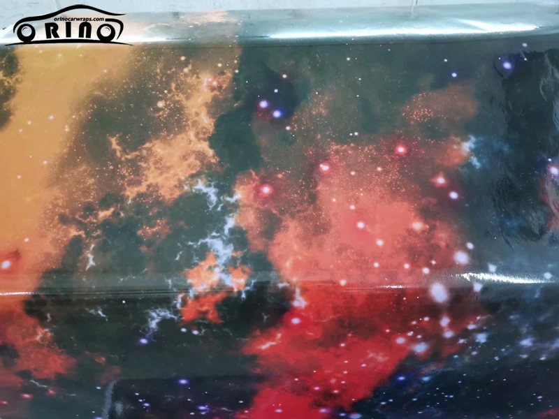 Глянцевая виниловая пленка с галактическими звездами наклейка камуфляжная для