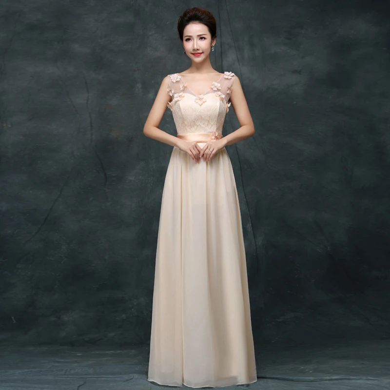 Плюс размер платье подружки невесты для свадебной вечеринки v образным вырезом