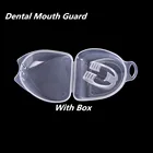 Прозрачный бруксический предохранитель для зубов, Капа для сна, зажим, защелкивающий предохранитель, инструменты с коробкой