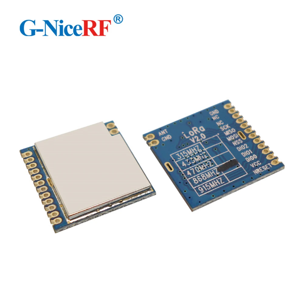2PCS LoRa1276 LoraTM 20dBm 100mW SX1276 SPI Interface -139dBm Sensitivity 4KM Long Distance 868MHz RF Transmitter And Receiver | Мобильные